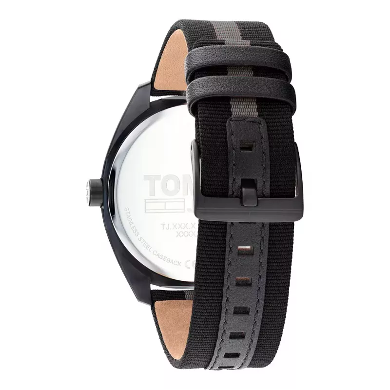 Tommy Hilfiger pánske hodinky 1792039 45 mm modrý ciferník hnedá koža