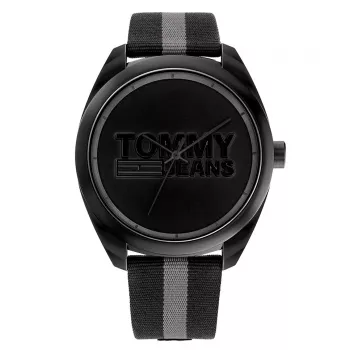 Tommy Hilfiger pánske hodinky 1792039 45 mm modrý ciferník hnedá koža