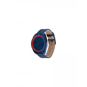 Tommy Hilfiger pánske hodinky 1792041 45 mm modrý ciferník hnedý kožený remienok