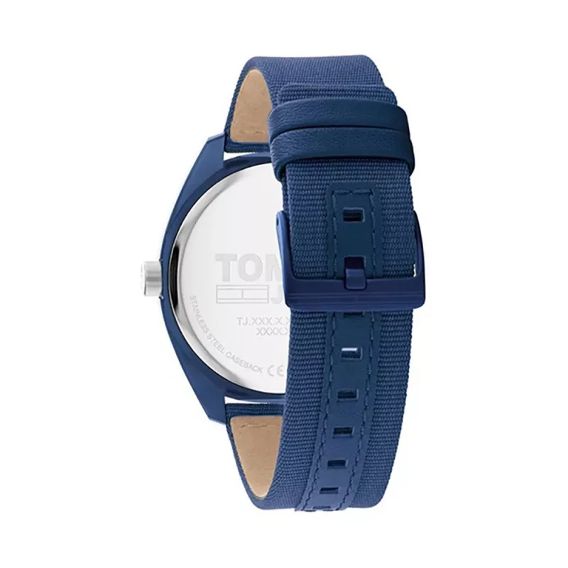 Tommy Hilfiger pánske hodinky 1792041 45 mm modrý ciferník hnedý kožený remienok