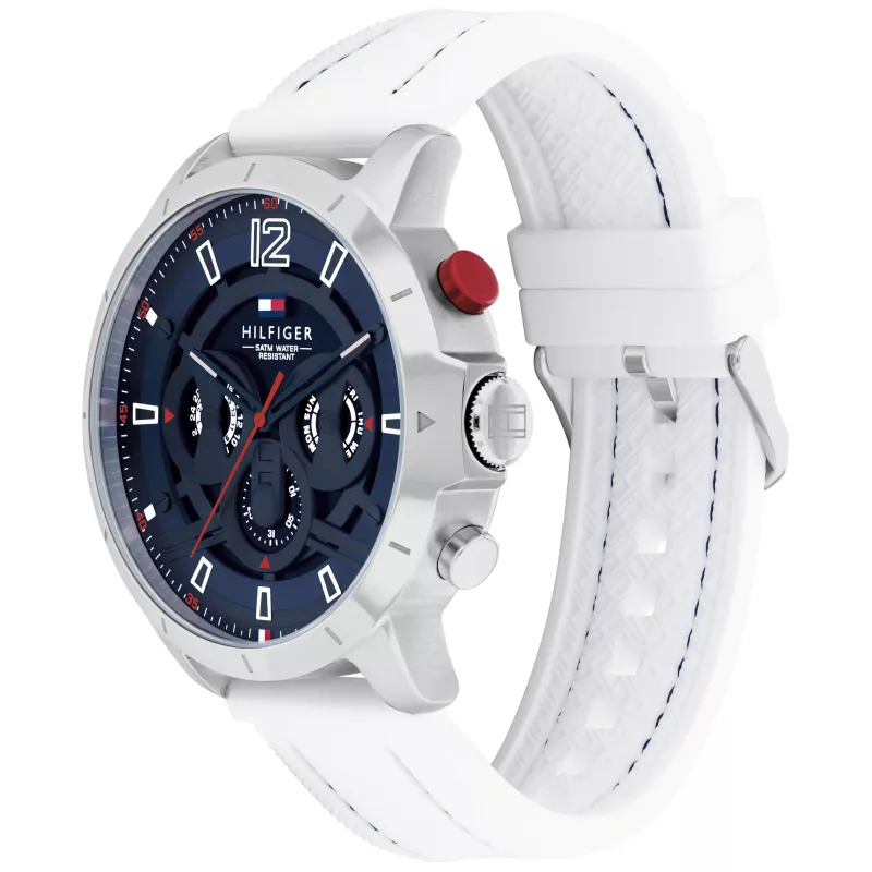 Tommy Hilfiger pánske hodinky 1792148 46 mm nerezová oceľ modrý ciferník