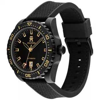 Tommy Hilfiger pánske hodinky 1792159 42 mm modrý ciferník hnedá koža