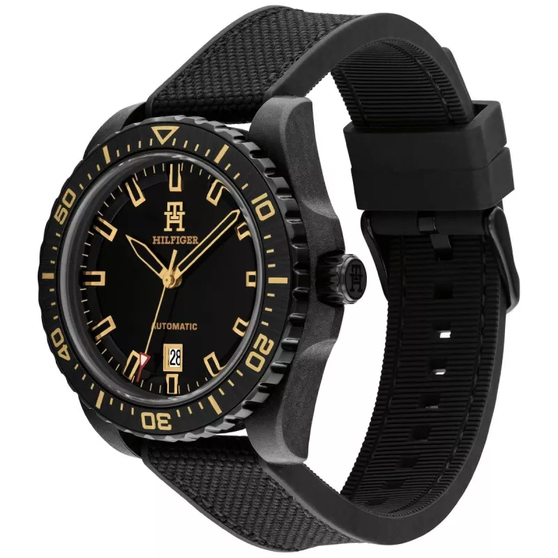Tommy Hilfiger pánske hodinky 1792159 42 mm modrý ciferník hnedá koža