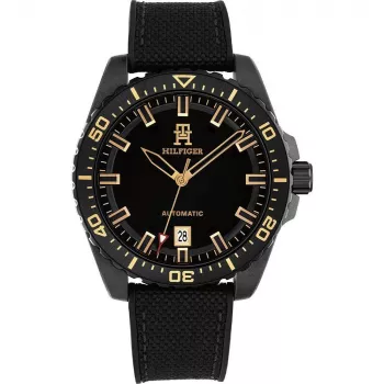 Tommy Hilfiger pánske hodinky 1792159 42 mm modrý ciferník hnedá koža
