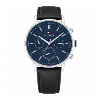 Tommy Hilfiger pánske hodinky 2770161 - 44mm modrý ciferník oceľový remienok