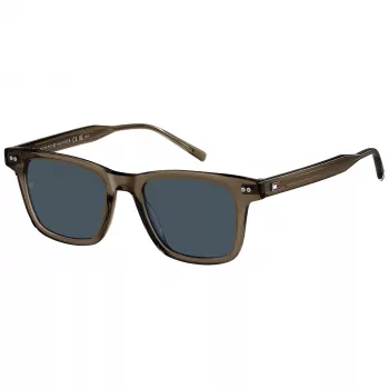 Tommy Hilfiger TH-2127-S-09Q pánske slnečné okuliare matná čierna sivá 51mm