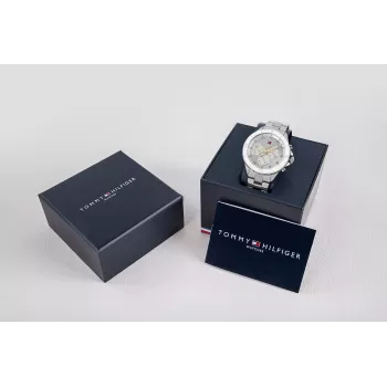 Tommy Hilfiger unisex hodinky 1782707 40mm nerezová oceľ mesh modrý ciferník