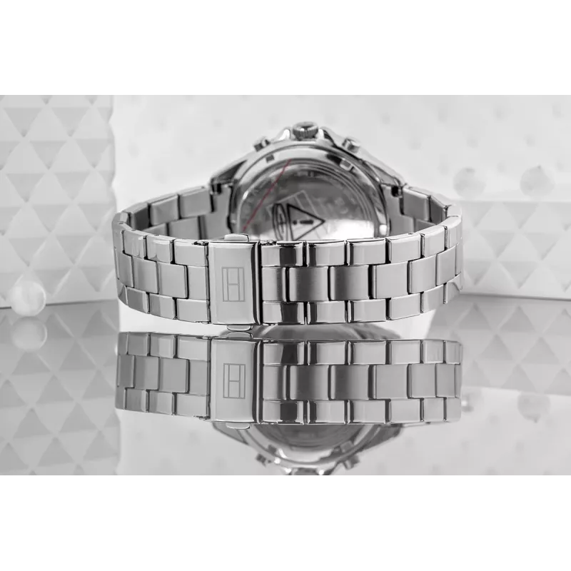 Tommy Hilfiger unisex hodinky 1782707 40mm nerezová oceľ mesh modrý ciferník