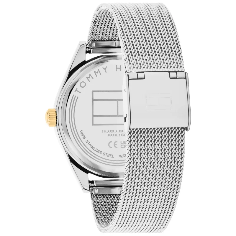 Tommy Hilfiger unisex hodinky 1782713 38 mm nehrdzavejúca oceľ strieborné