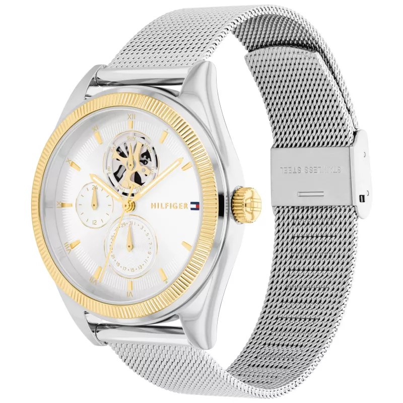 Tommy Hilfiger unisex hodinky 1782713 38 mm nehrdzavejúca oceľ strieborné