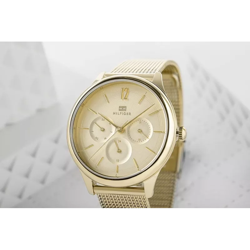 Tommy Hilfiger dámske hodinky 1782458 quartz analógové hodinky 38mm strieborná nerezová oceľ