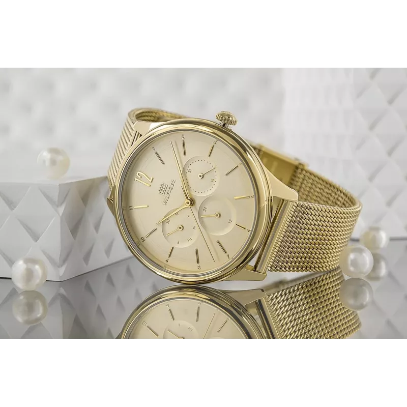 Tommy Hilfiger dámske hodinky 1782458 quartz analógové hodinky 38mm strieborná nerezová oceľ