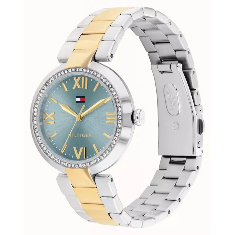 Tommy Hilfiger dámske hodinky 1782680 quartz analógové hodinky 34 mm strieborná nerezová oceľ mesh