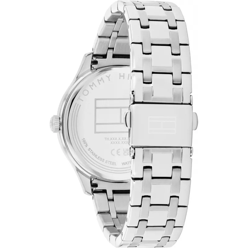 Tommy Hilfiger dámske Ari Quartz analógové hodinky 38mm strieborná nerezová oceľ 1782749