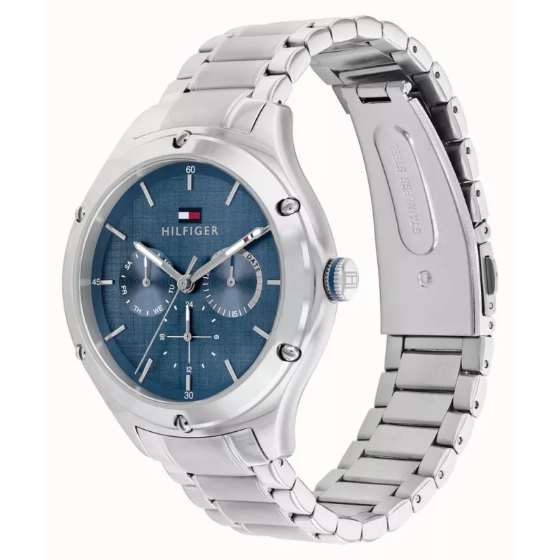 Tommy Hilfiger dámske Blake quartz analógové hodinky 40mm strieborné nerezové mesh 1782657