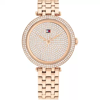 Tommy Hilfiger dámske Casey quartz analógové hodinky 1782761 33 mm strieborná ušľachtilá oceľ