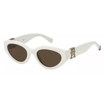 TOMMY HILFIGER Dámske pilotné slnečné okuliare TH-1957-S-SZJ | rám Havana, hnedé gradientné sklá 54/21/140 mm