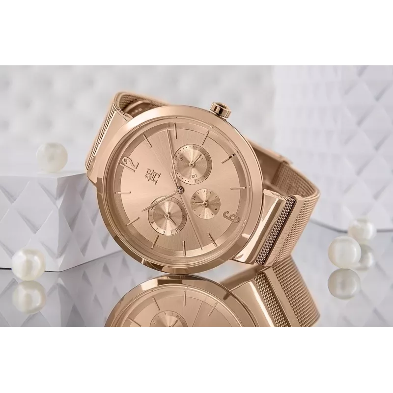 Tommy Hilfiger dámske hodinky Pippa Quartz 1782538 40mm strieborná nehrdzavejúca oceľ