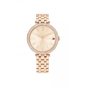 Tommy Hilfiger dámske hodinky Pippa quartz 1782721 34 mm strieborná nerezová oceľ