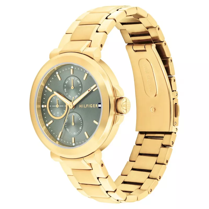 Tommy Hilfiger dámske hodinky Pippa quartz 1782755 38 mm strieborný ciferník dvojfarebná oceľ