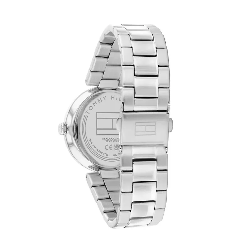 Tommy Hilfiger dámske hodinky Pippa quartz 34 mm strieborné oceľové mesh