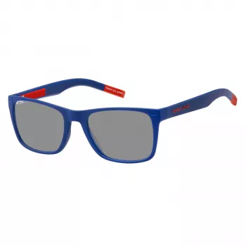 TOMMY JEANS TJ-0045-S-8RU unisex slnečné okuliare - čierna obruba, sivé sklá 52/19/140 mm