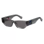 TOMMY JEANS dámske slnečné okuliare TJ-0093-S-KB7 - čierny rám, sivé šošovky, 55/18/145 mm