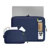 TOMTOC Defender-A13 puzdro na notebook + 14 puzdro sada (námornícka modrá)