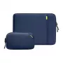 TOMTOC Defender-A13 puzdro na notebook + 14 puzdro sada (námornícka modrá)