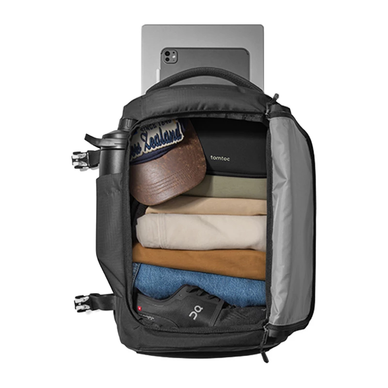 TOMTOC Navigator-T66 Liteway cestovný batoh 28L/15.6 (čierny)