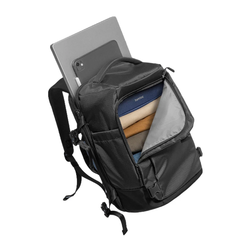 TOMTOC Navigator-T66 Liteway cestovný batoh 28L/15.6 (čierny)