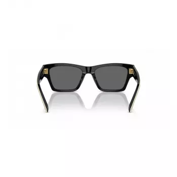 Tory Burch TY7207U200487 Dámske slnečné okuliare v tvare mačacích očí - Transparentný hnedý rám, hnedé gradientové sklá, 53 mm