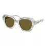 Tory Burch TY7215U 318473 dámske slnečné okuliare - Dark Havana, Brown Gradient, 51 mm