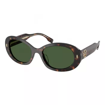 Tory Burch dámske slnečné okuliare TY7214U172871 - hranaté/motýlie, hnedé gradientové sklá, 53/19/140 mm