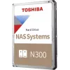 Toshiba N300 NAS 4TB interný pevný disk 3,5 inch SATA 6Gb/s 7200RPM 128MB Cache