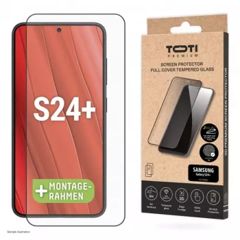 TOTI PREMIUM prémiové tvrdené sklo 3D ochranné sklo displeja Full Cover pre Samsung Galaxy S24+/S25+
