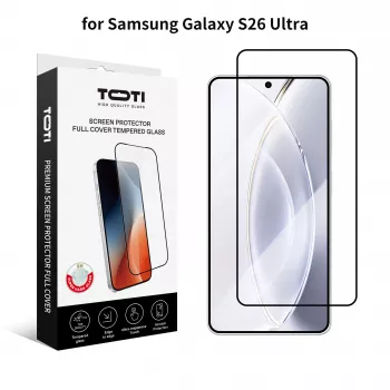 TOTI PREMIUM tvrdené sklo 2.5D ochranné sklo displeja Full Cover pre Samsung Galaxy S26 Ultra