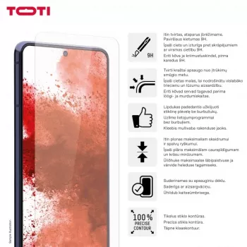 TOTI Tempered Glass 2D ochranné sklo obrazovky pre Samsung Galaxy A15/A15 5G, transparentné