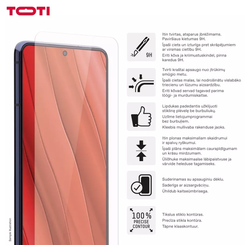 TOTI Tempered Glass 2D ochranné sklo displeja pre Samsung Galaxy A37/A57/A36/A56/S24 FE/S25 FE