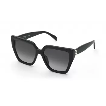TOUS dámske hranaté acetátové slnečné okuliare STOC40S560700 havana hnedá gradientová 56 mm