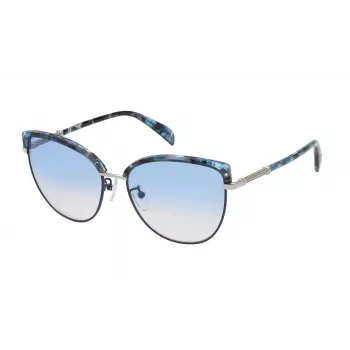 TOUS dámske slnečné okuliare STO436570SN9 Havana hnedý acetátový rám hnedé gradientové šošovky 57 mm
