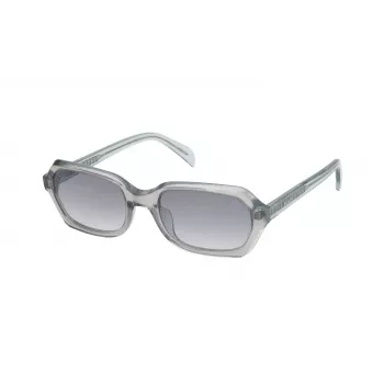 TOUS dámske slnečné okuliare STOB44-5409RM motýlik cat-eye acetátový rám čierna ružové zlato zrkadlové šošovky 54 mm