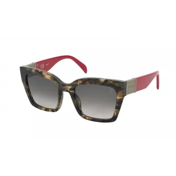 TOUS dámske slnečné okuliare STOB47-530XAP Havana acetát hnedý gradient 53 mm