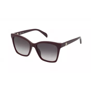 TOUS dámske slnečné okuliare STOB505509FH Havana acetátový rám hnedé gradientové šošovky 55/18/140 mm