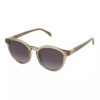 TOUS dámske slnečné okuliare STOB89-5107AY Havana acetát hranatý rám hnedé gradientové šošovky 51 mm
