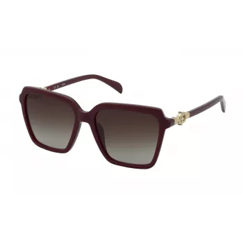TOUS dámske slnečné okuliare STOC74-5609FH havana acetát hnedý gradient 56 mm