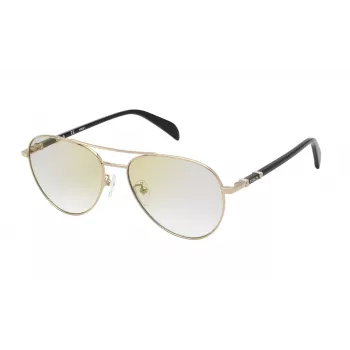 TOUS dámske slnečné okuliare STO43756300G - Havana acetátový rám, sivé gradientové sklá, UV400 ochrana