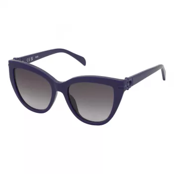 TOUS dámske slnečné okuliare STOC21-530T81 havana acetát štvorcový rám hnedé gradientové šošovky 53/18/140 mm