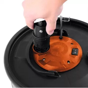 TOYA 72928 Vysávač popola 1200 W 20 L nerez