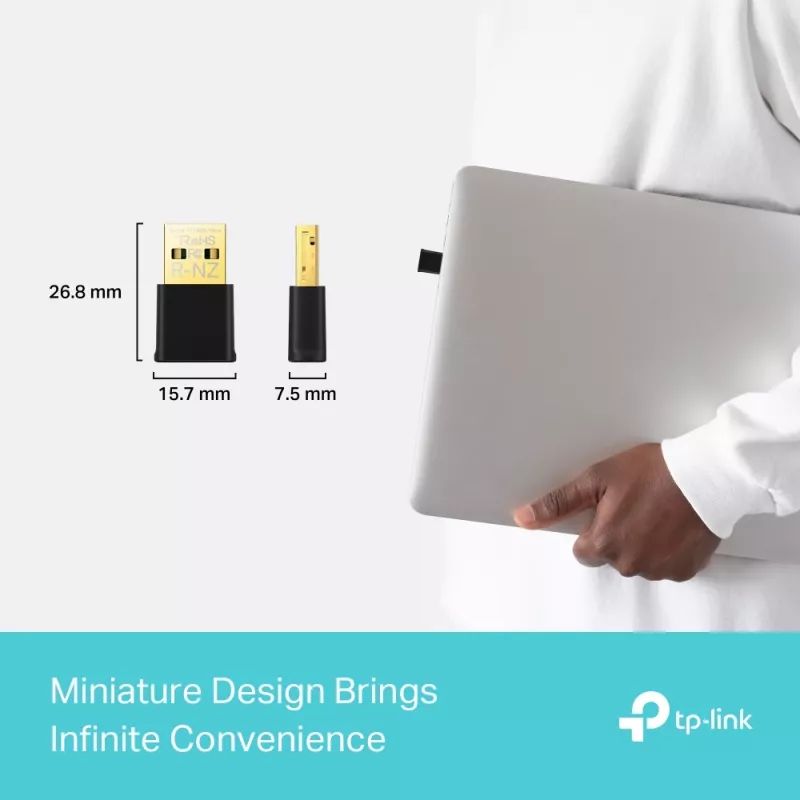 TP-LINK Archer TX1800U Nano AX1800 Dual Band Wi-Fi 6 USB adaptér, 1.8 Gbps